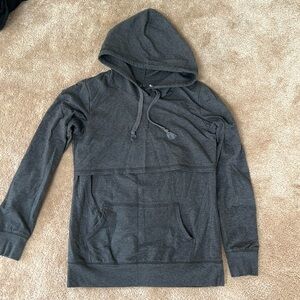 Latched Mama dark gray nursing pull over hoodie sized XS